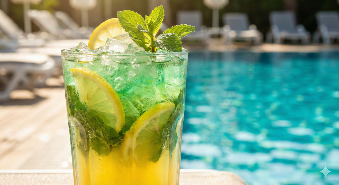 הלהיט של הקיץ: לימונדת מאצ'ה ונענע גרוסה (הרבה יותר בריא מאייס קפה)