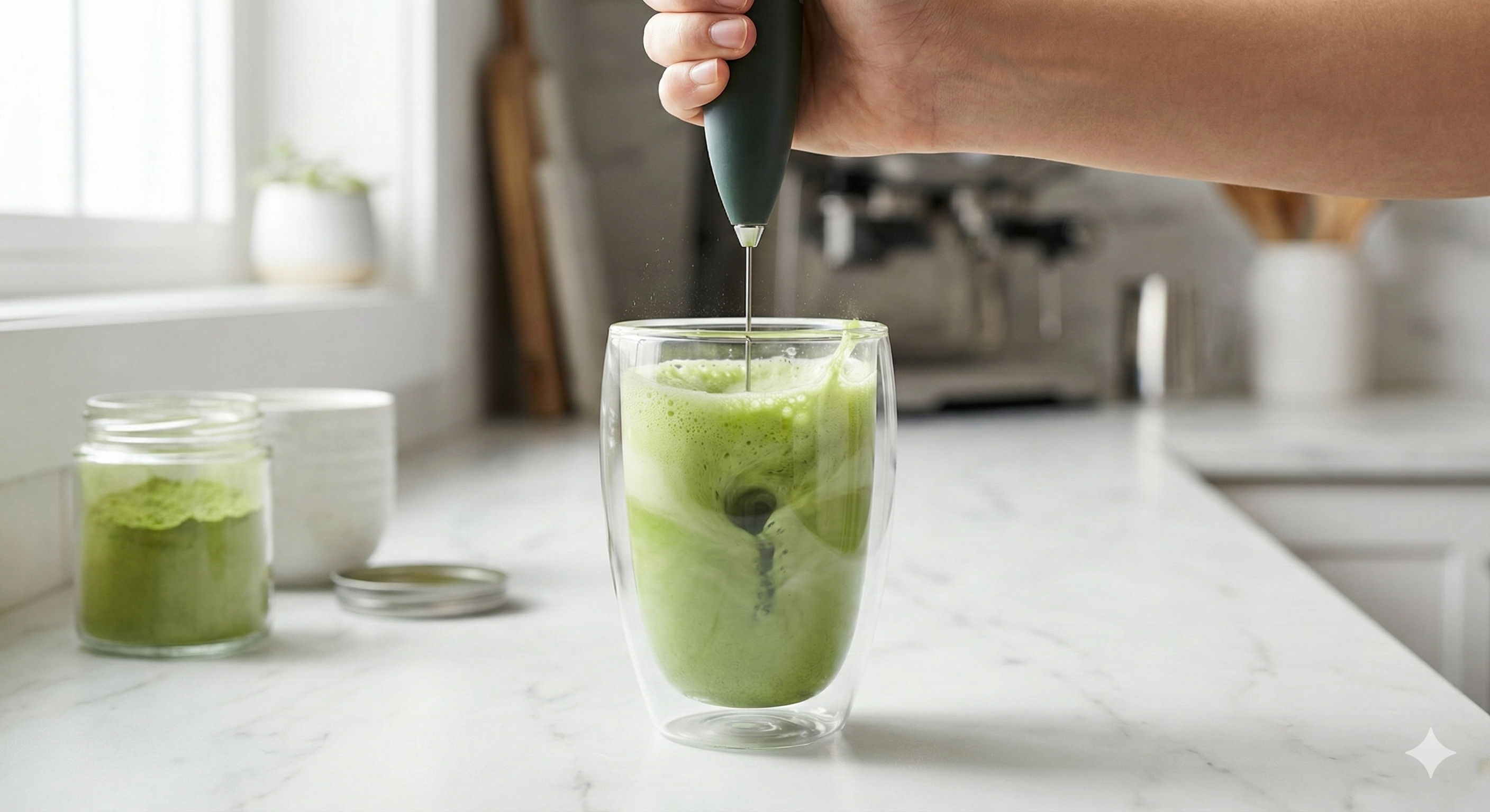 אין לכם מקציף במבוק? 3 דרכים להכין מאצ'ה מושלמת עם מה שיש בבית